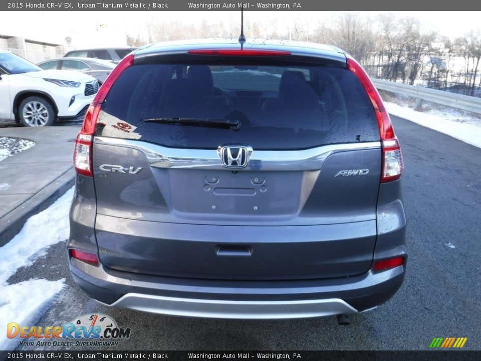 2015 Honda CR-V EX Urban Titanium Metallic / Black Photo #16