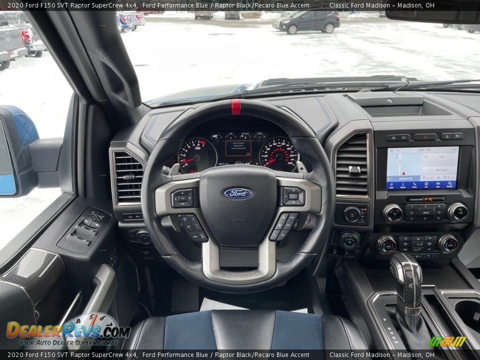 2020 Ford F150 SVT Raptor SuperCrew 4x4 Steering Wheel Photo #9