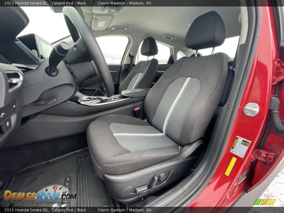 2021 Hyundai Sonata SEL Calypso Red / Black Photo #6