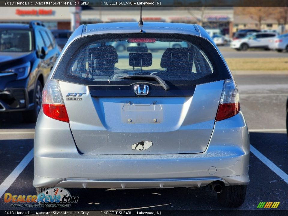 2013 Honda Fit Alabaster Silver Metallic / Gray Photo #6