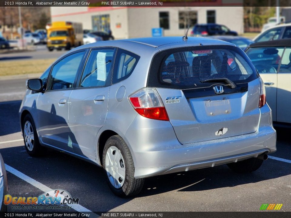 2013 Honda Fit Alabaster Silver Metallic / Gray Photo #7