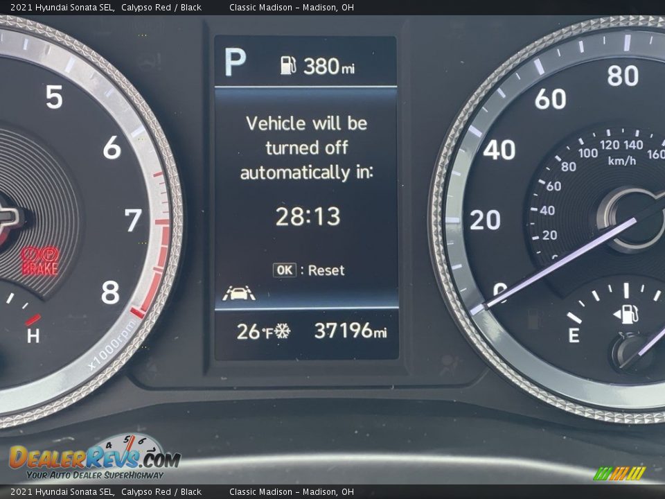 2021 Hyundai Sonata SEL Calypso Red / Black Photo #9