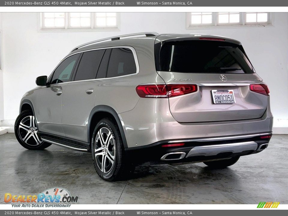 2020 Mercedes-Benz GLS 450 4Matic Mojave Silver Metallic / Black Photo #10