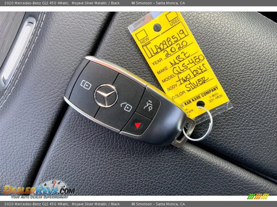 2020 Mercedes-Benz GLS 450 4Matic Mojave Silver Metallic / Black Photo #11