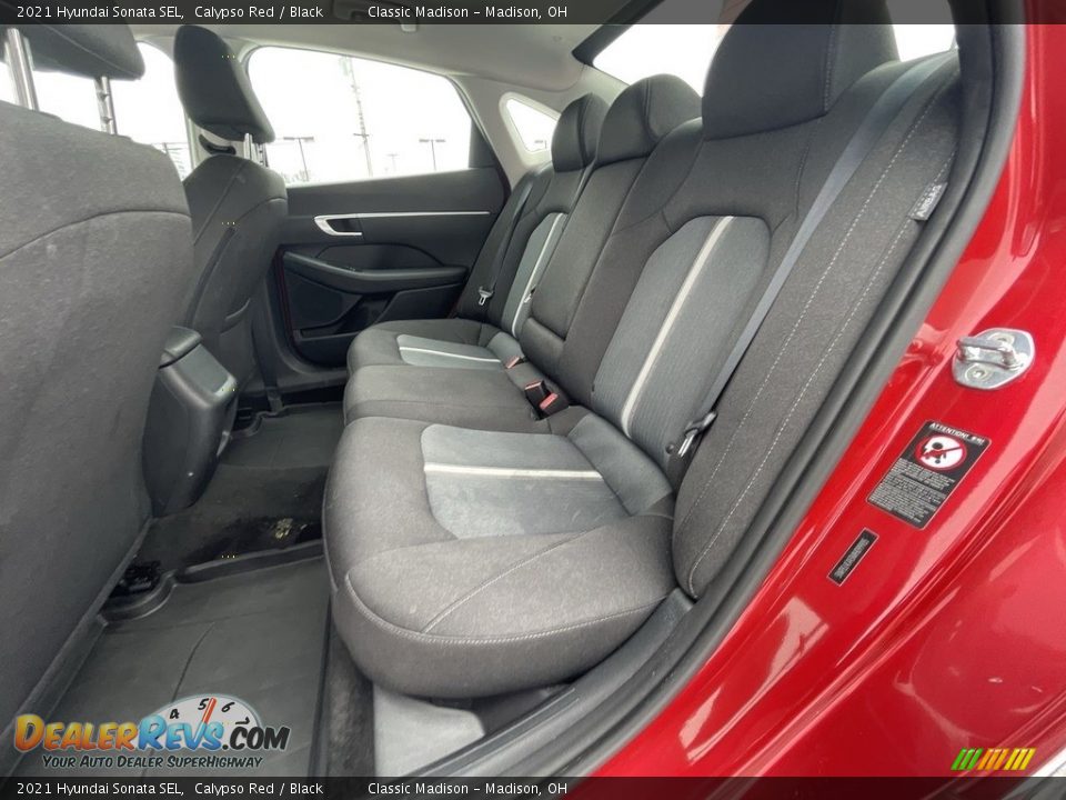 2021 Hyundai Sonata SEL Calypso Red / Black Photo #14