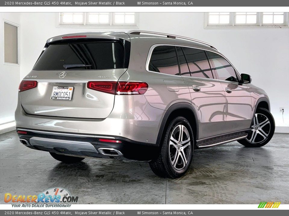 2020 Mercedes-Benz GLS 450 4Matic Mojave Silver Metallic / Black Photo #13