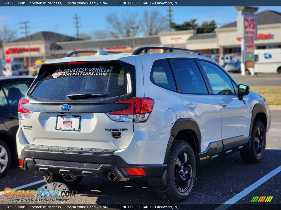 2022 Subaru Forester Wilderness Crystal White Pearl / Gray Photo #6