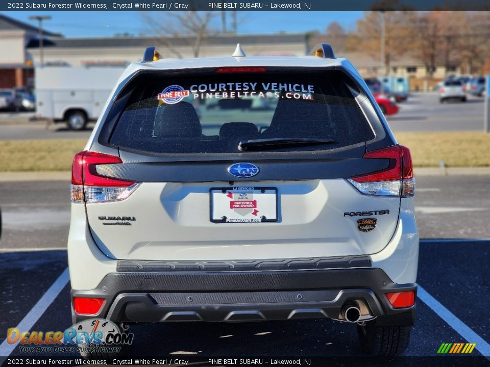 2022 Subaru Forester Wilderness Crystal White Pearl / Gray Photo #7