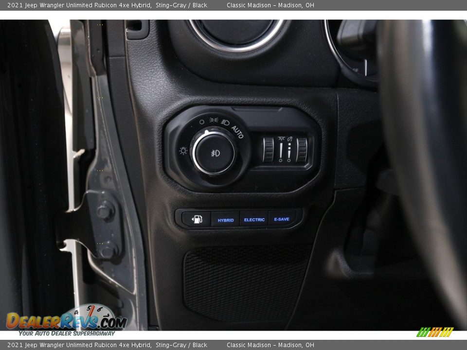 Controls of 2021 Jeep Wrangler Unlimited Rubicon 4xe Hybrid Photo #6