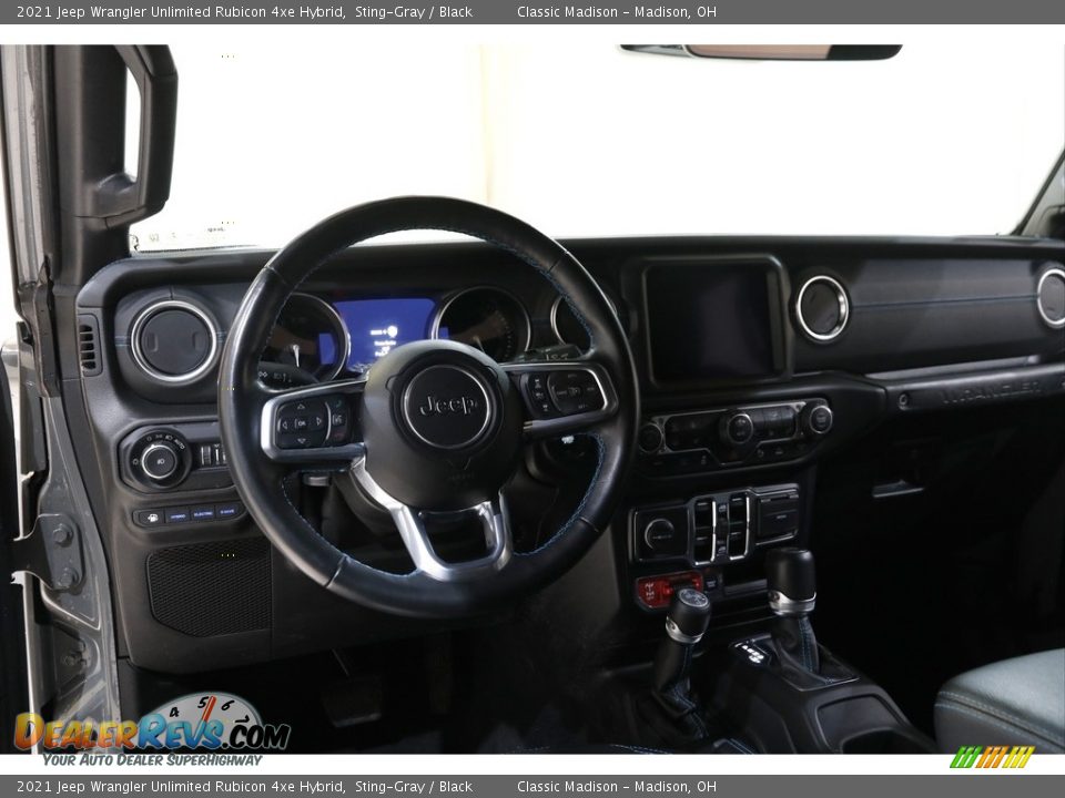 Dashboard of 2021 Jeep Wrangler Unlimited Rubicon 4xe Hybrid Photo #7