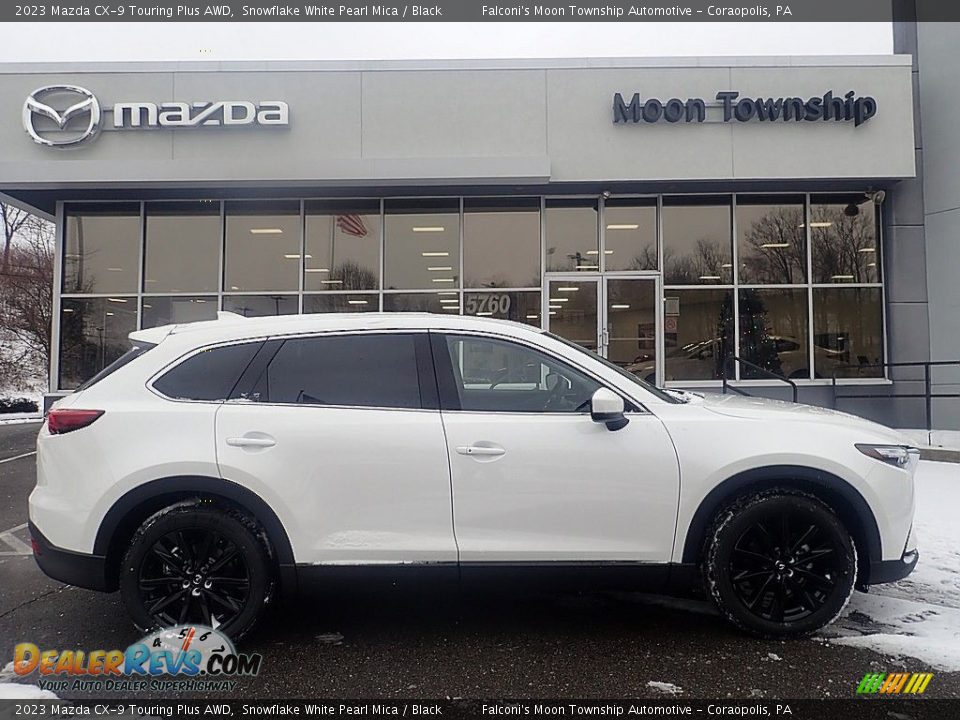 2023 Mazda CX-9 Touring Plus AWD Snowflake White Pearl Mica / Black Photo #1