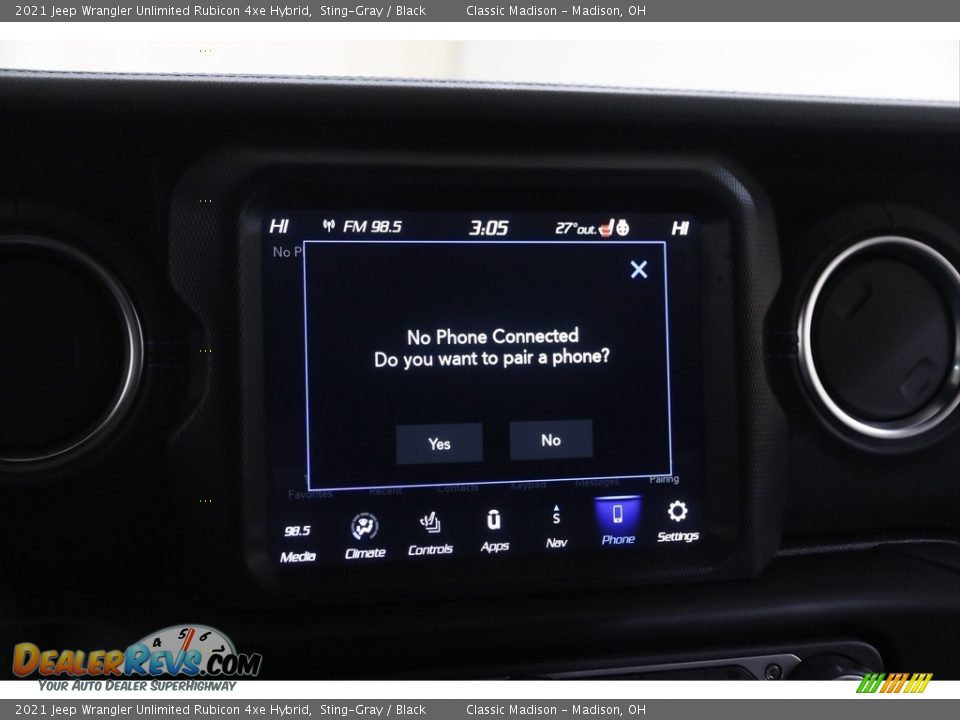 Controls of 2021 Jeep Wrangler Unlimited Rubicon 4xe Hybrid Photo #14