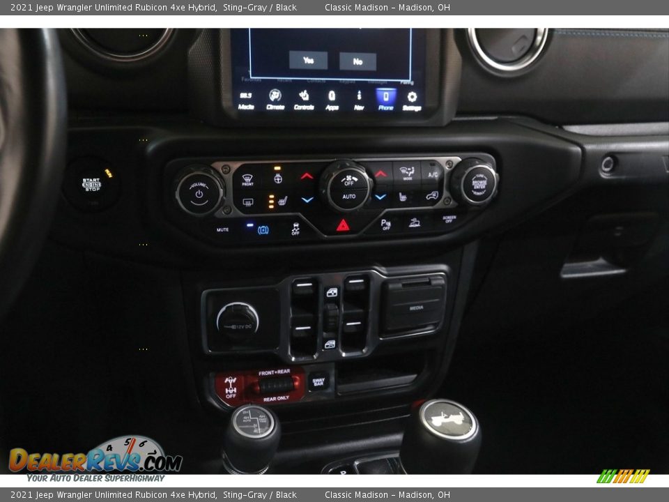 Controls of 2021 Jeep Wrangler Unlimited Rubicon 4xe Hybrid Photo #16