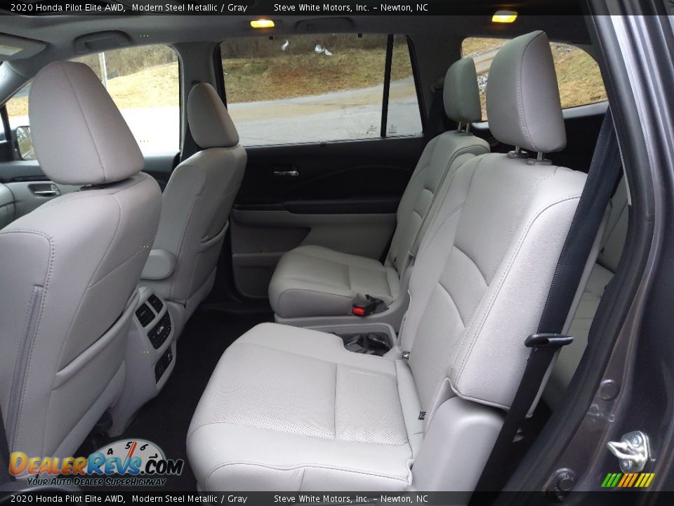 Rear Seat of 2020 Honda Pilot Elite AWD Photo #11