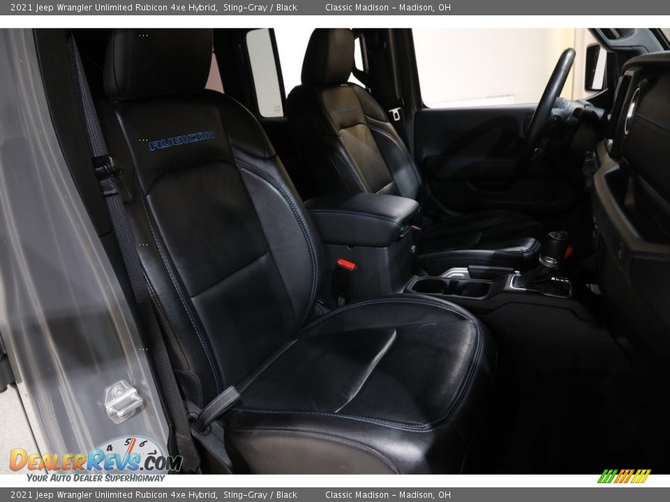 2021 Jeep Wrangler Unlimited Rubicon 4xe Hybrid Sting-Gray / Black Photo #19
