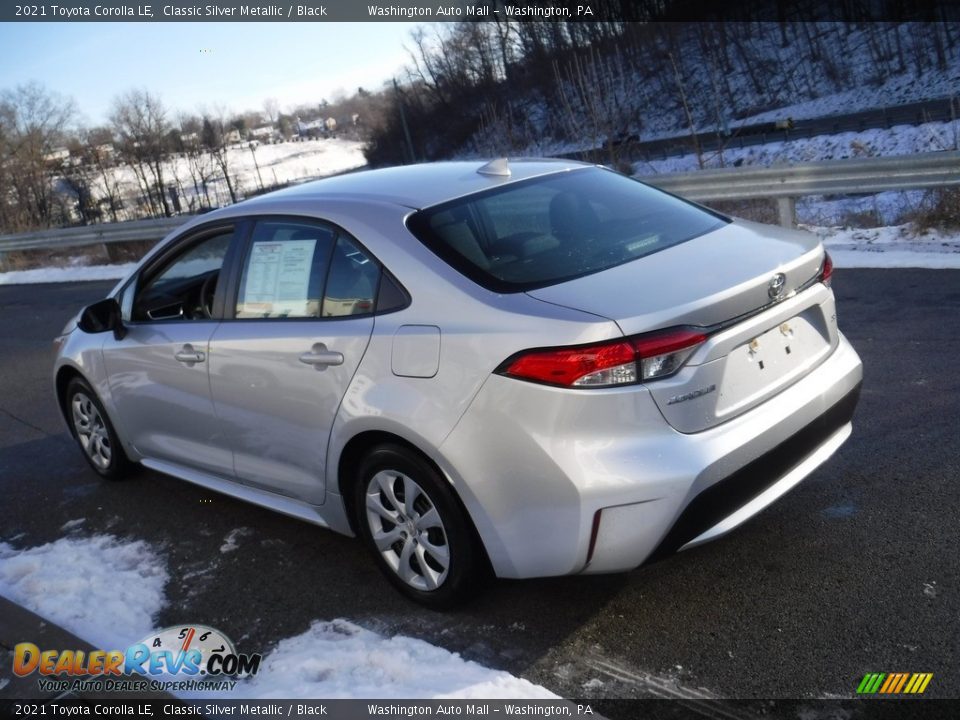 2021 Toyota Corolla LE Classic Silver Metallic / Black Photo #13