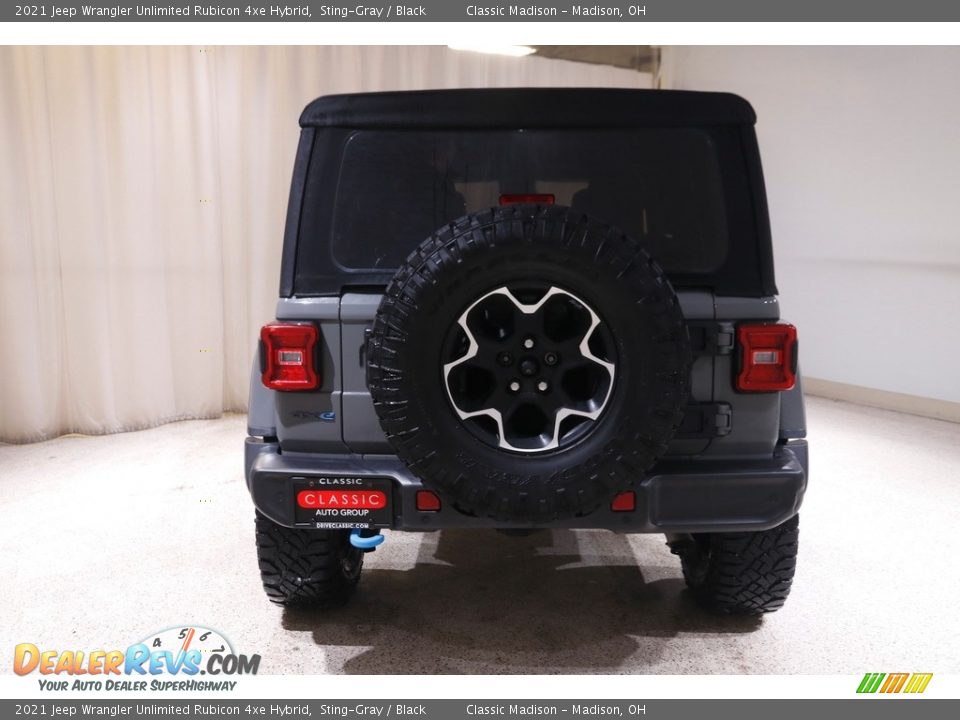 2021 Jeep Wrangler Unlimited Rubicon 4xe Hybrid Sting-Gray / Black Photo #22