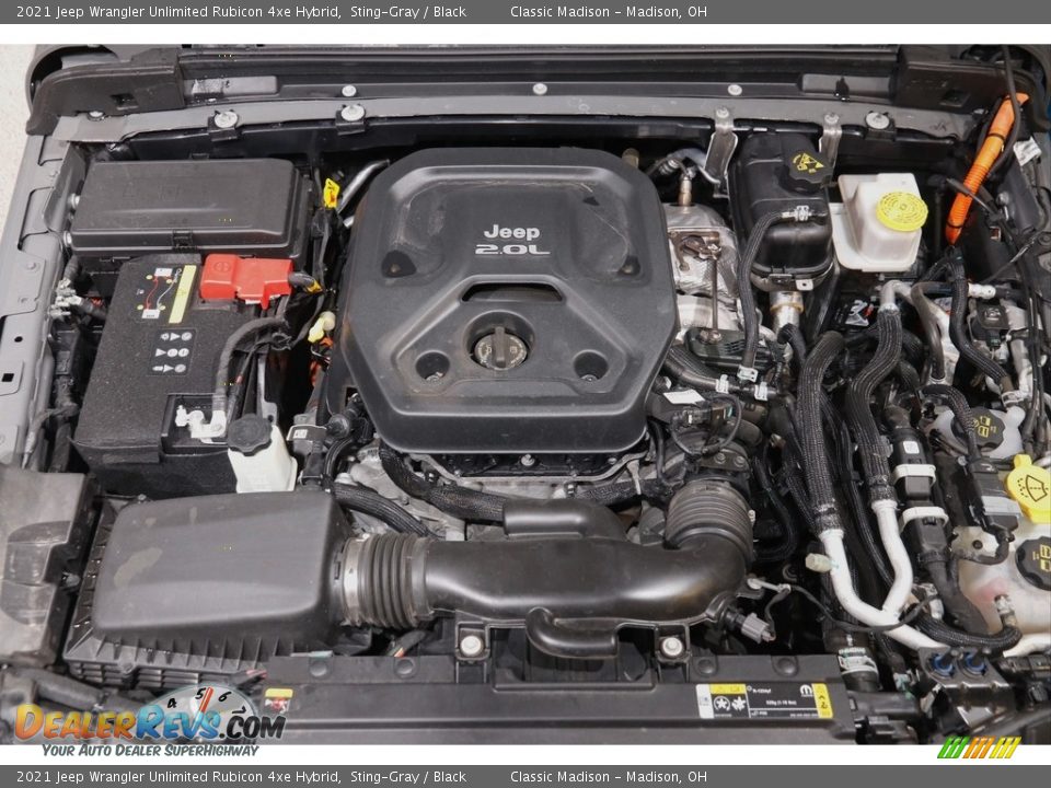 2021 Jeep Wrangler Unlimited Rubicon 4xe Hybrid 2.0 Liter e Turbocharged DOHC 16-Valve VVT 4 Cylinder Gasoline/Plug-In Electric Hybrid Engine Photo #23