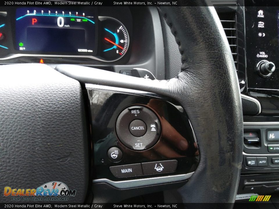 2020 Honda Pilot Elite AWD Steering Wheel Photo #22