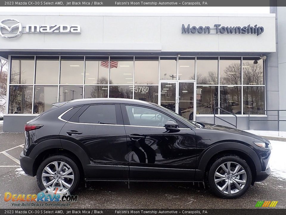 2023 Mazda CX-30 S Select AWD Jet Black Mica / Black Photo #1