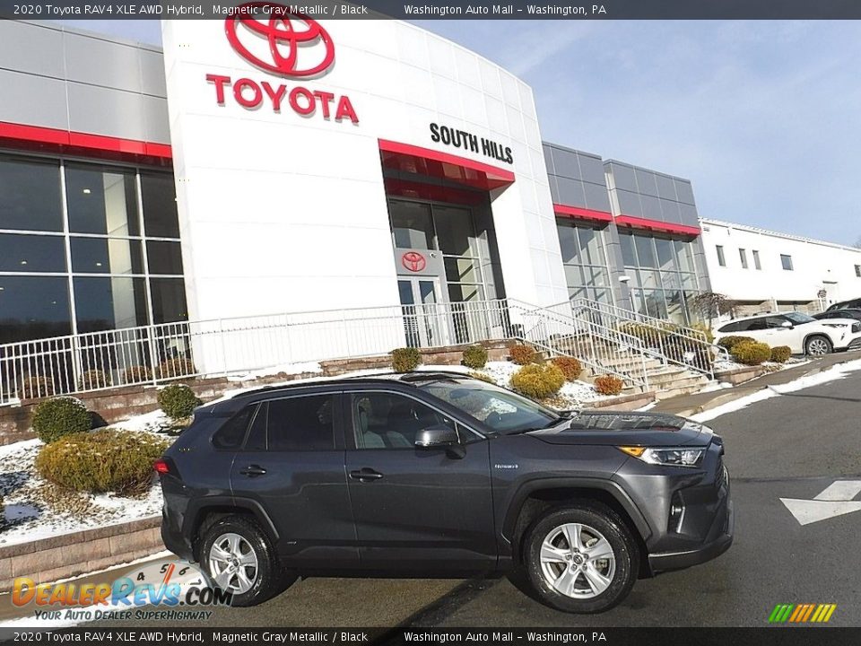 2020 Toyota RAV4 XLE AWD Hybrid Magnetic Gray Metallic / Black Photo #2