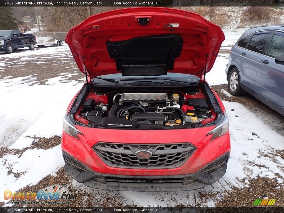 2022 Subaru WRX Premium Ignition Red / Carbon Black Photo #4