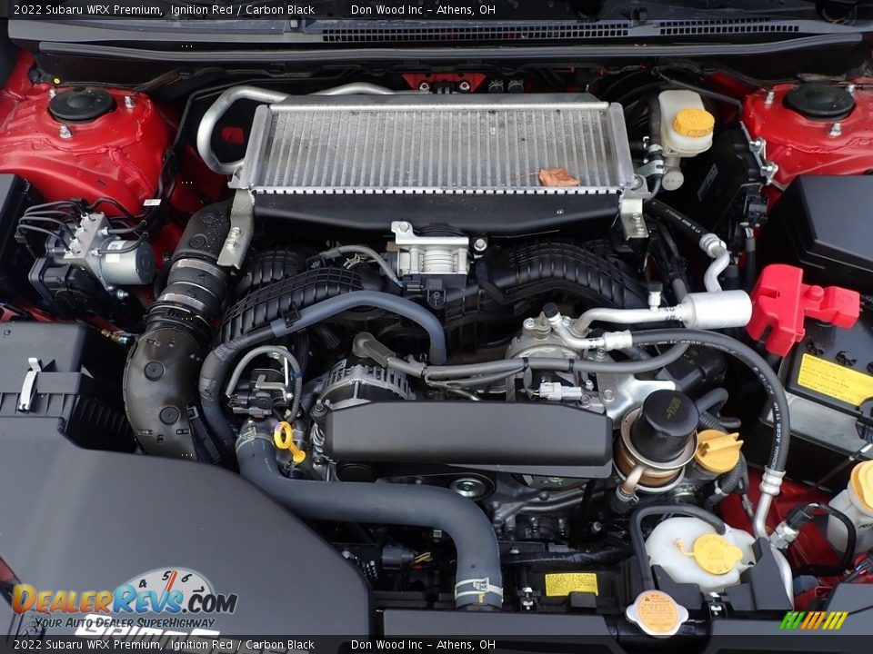 2022 Subaru WRX Premium Ignition Red / Carbon Black Photo #5