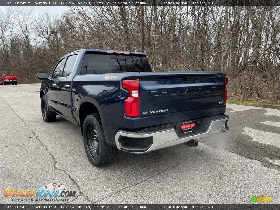 2022 Chevrolet Silverado 1500 LTZ Crew Cab 4x4 Northsky Blue Metallic / Jet Black Photo #2