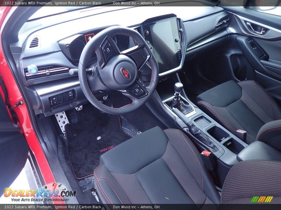 2022 Subaru WRX Premium Ignition Red / Carbon Black Photo #11