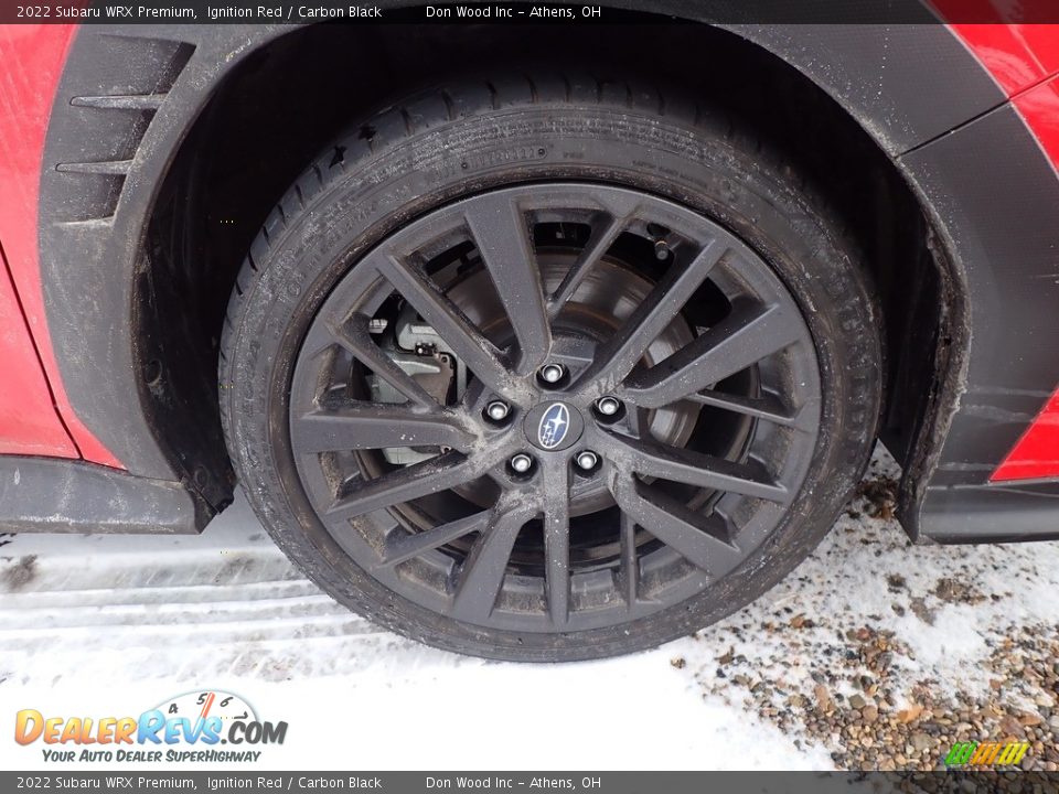 2022 Subaru WRX Premium Ignition Red / Carbon Black Photo #13