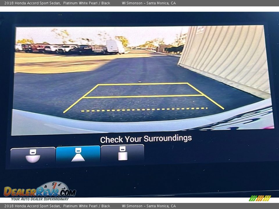 2018 Honda Accord Sport Sedan Platinum White Pearl / Black Photo #22