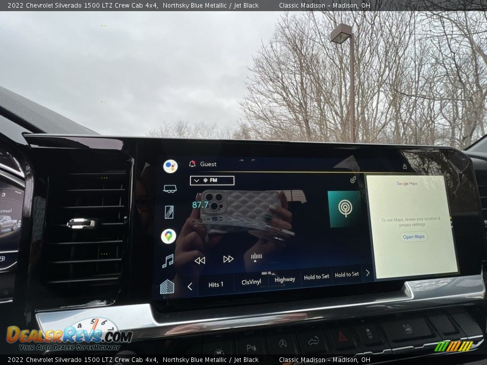 2022 Chevrolet Silverado 1500 LTZ Crew Cab 4x4 Northsky Blue Metallic / Jet Black Photo #11