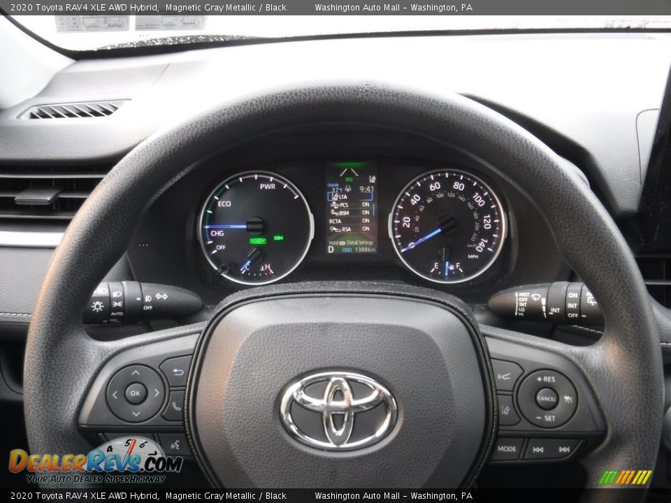 2020 Toyota RAV4 XLE AWD Hybrid Steering Wheel Photo #27