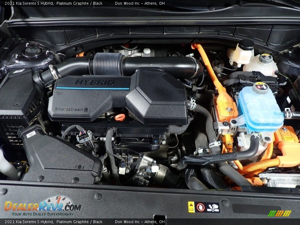 2021 Kia Sorento S Hybrid 1.6 Liter Turbocharged DOHC 16-Valve D-CVVT 4 Cylinder Gasoline/Electric Hybrid Engine Photo #6
