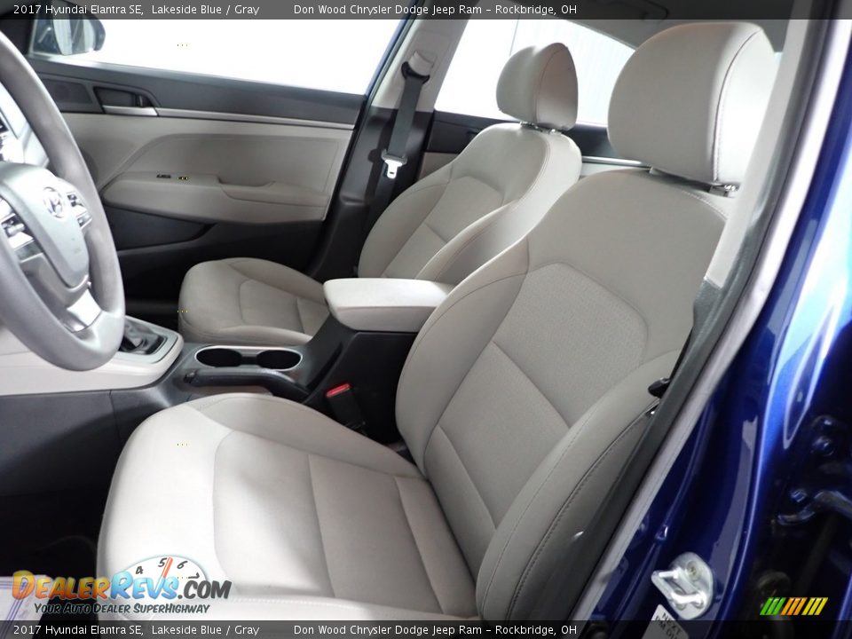 2017 Hyundai Elantra SE Lakeside Blue / Gray Photo #11