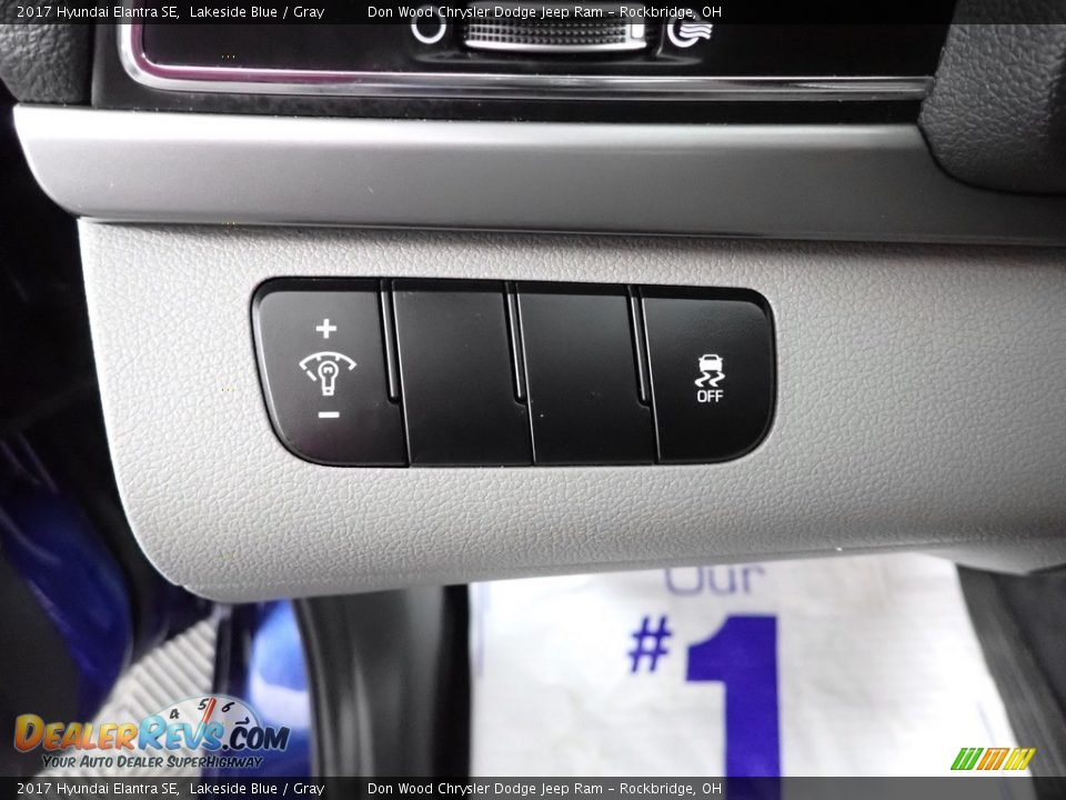 2017 Hyundai Elantra SE Lakeside Blue / Gray Photo #12