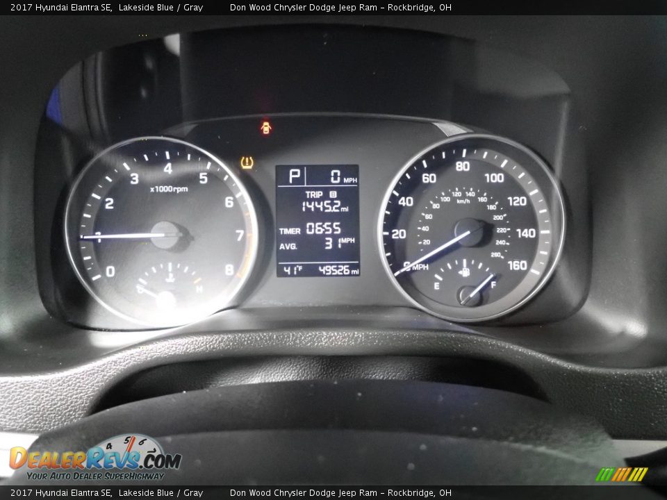 2017 Hyundai Elantra SE Lakeside Blue / Gray Photo #15