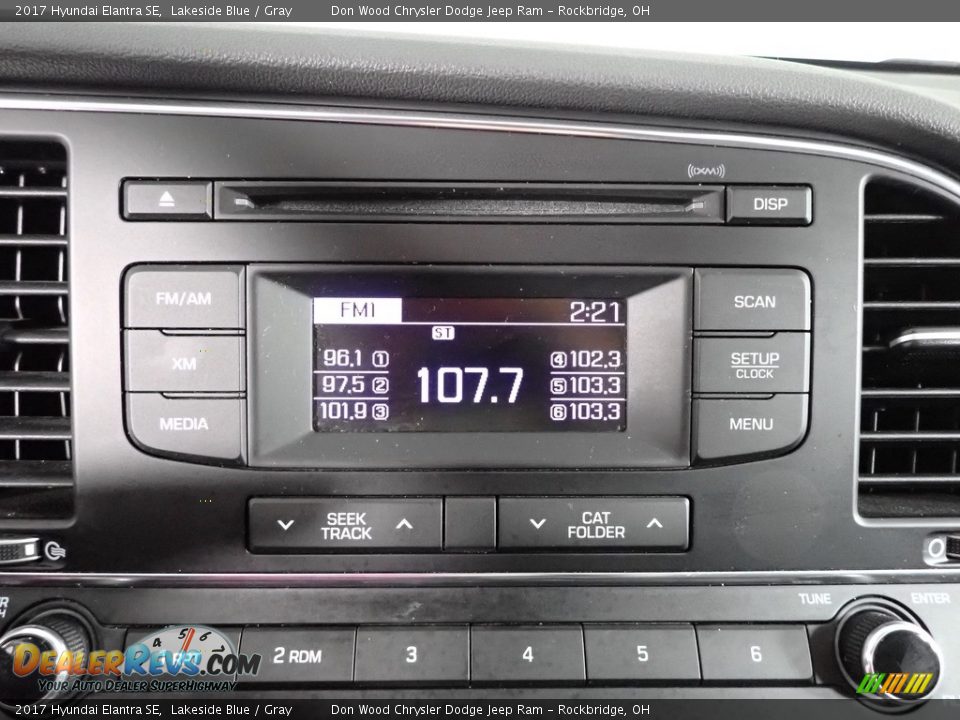 2017 Hyundai Elantra SE Lakeside Blue / Gray Photo #16