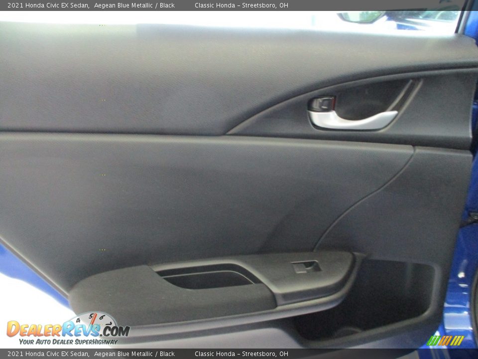 2021 Honda Civic EX Sedan Aegean Blue Metallic / Black Photo #25