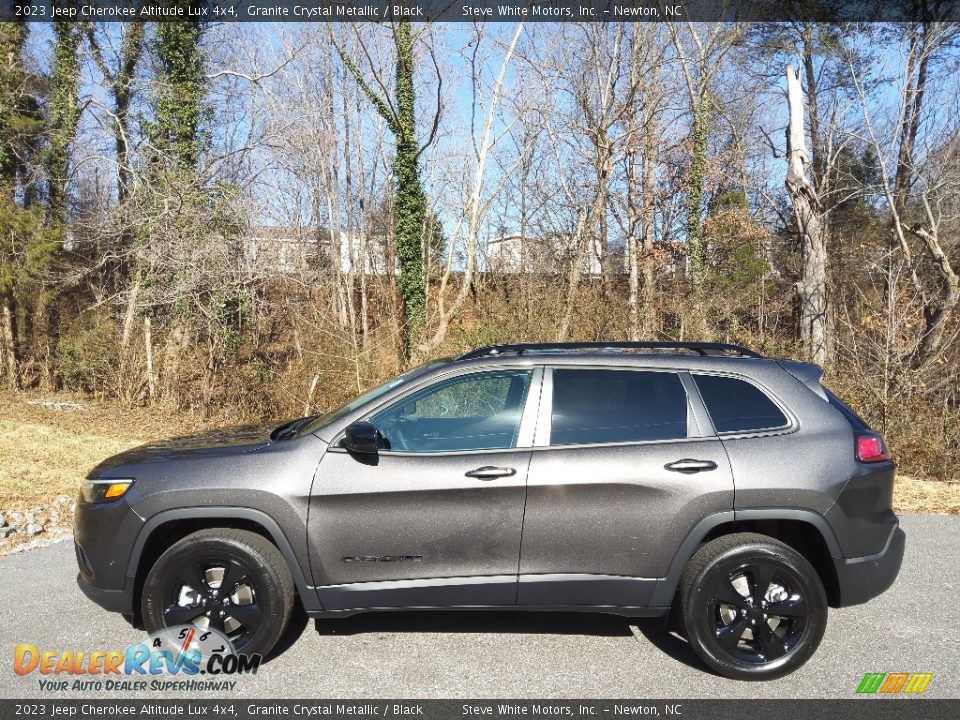 2023 Jeep Cherokee Altitude Lux 4x4 Granite Crystal Metallic / Black Photo #1