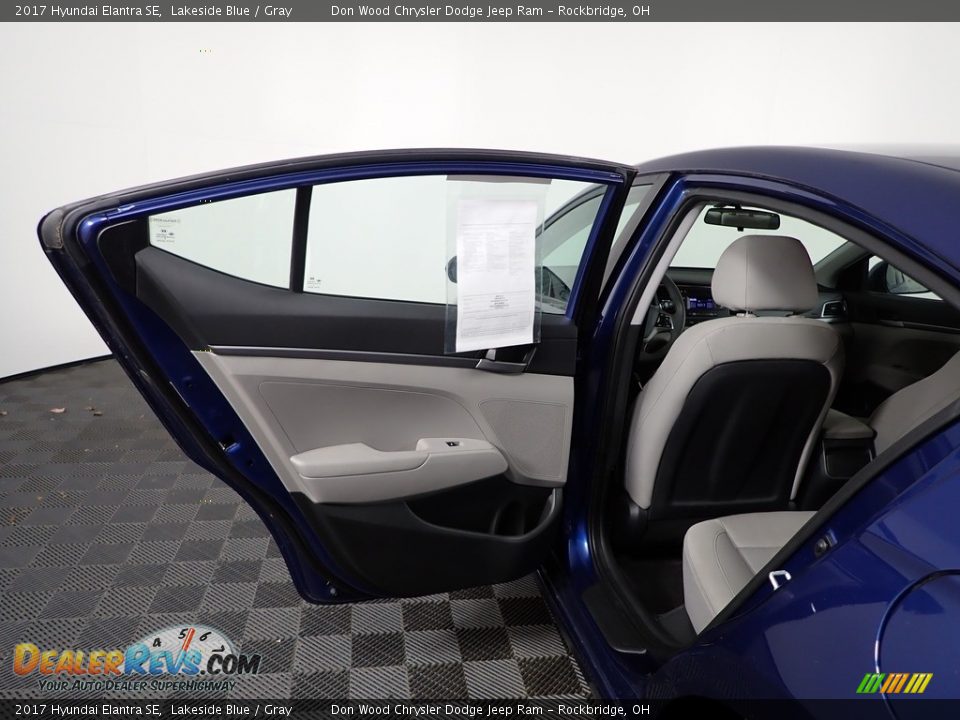 2017 Hyundai Elantra SE Lakeside Blue / Gray Photo #20