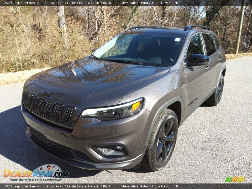 2023 Jeep Cherokee Altitude Lux 4x4 Granite Crystal Metallic / Black Photo #2