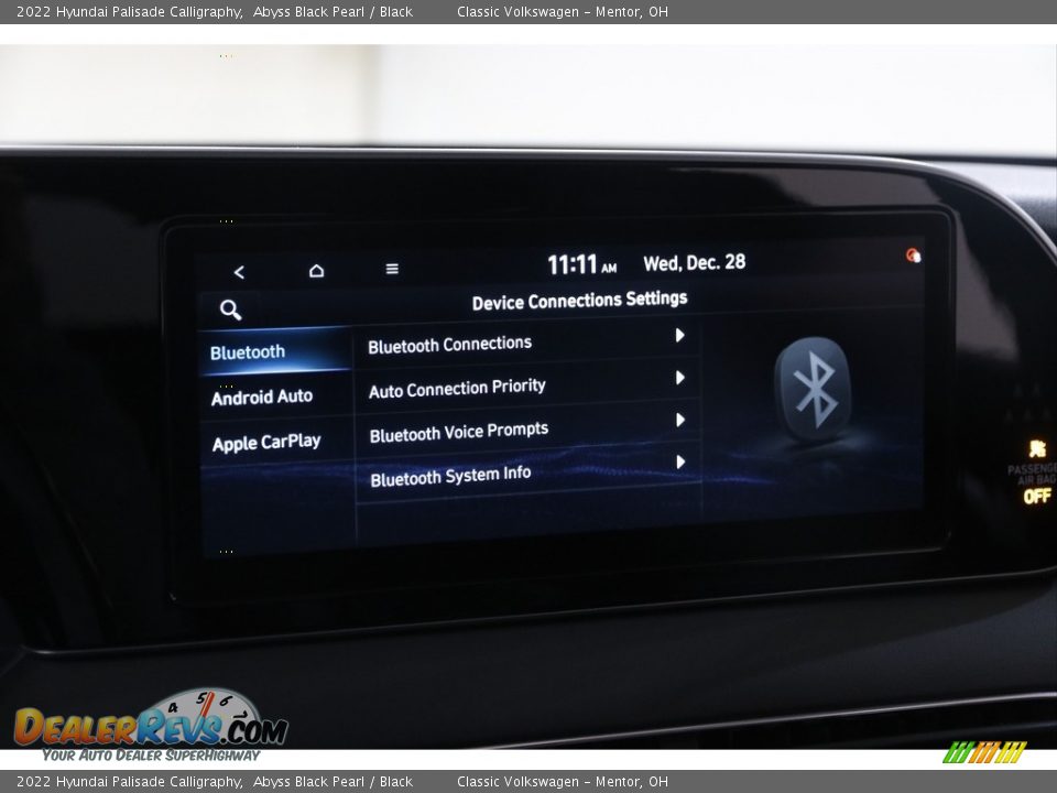 2022 Hyundai Palisade Calligraphy Abyss Black Pearl / Black Photo #12
