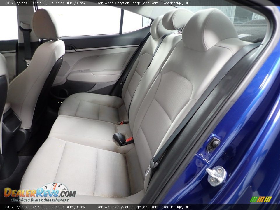 2017 Hyundai Elantra SE Lakeside Blue / Gray Photo #21