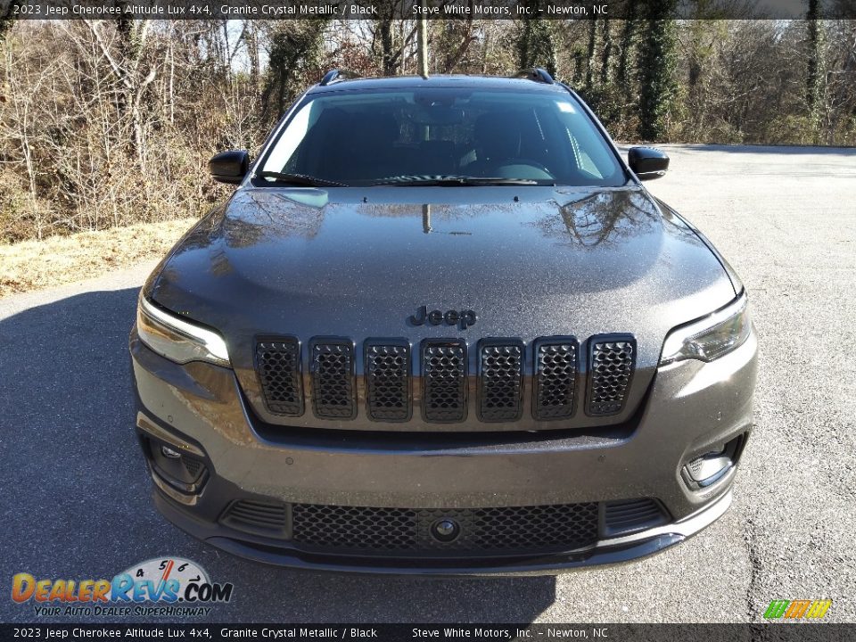 2023 Jeep Cherokee Altitude Lux 4x4 Granite Crystal Metallic / Black Photo #3