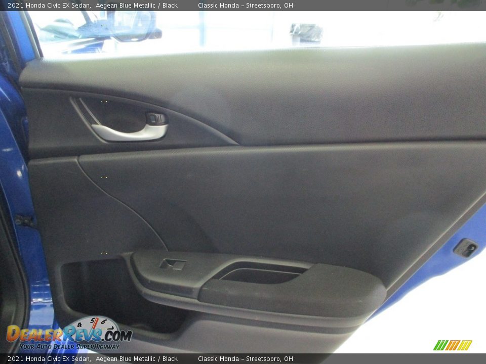 2021 Honda Civic EX Sedan Aegean Blue Metallic / Black Photo #29