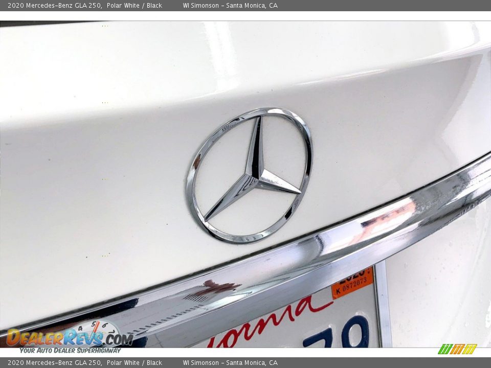 2020 Mercedes-Benz GLA 250 Polar White / Black Photo #7