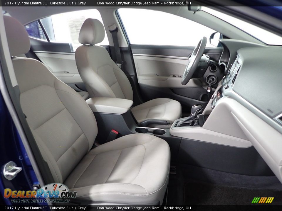 2017 Hyundai Elantra SE Lakeside Blue / Gray Photo #24