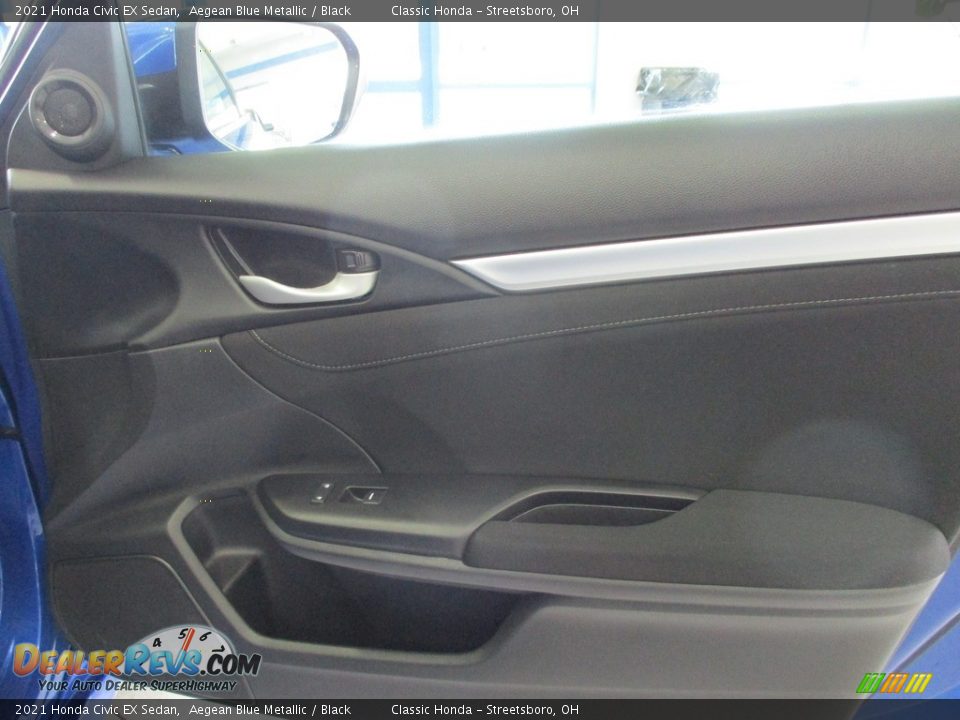 2021 Honda Civic EX Sedan Aegean Blue Metallic / Black Photo #32