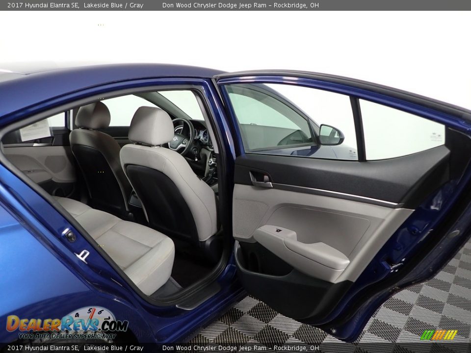 2017 Hyundai Elantra SE Lakeside Blue / Gray Photo #25